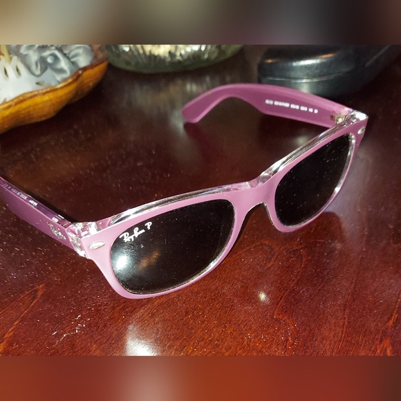 Ray-Ban Wayfarer Burgundy Sunglasses - Picture 2 of 6